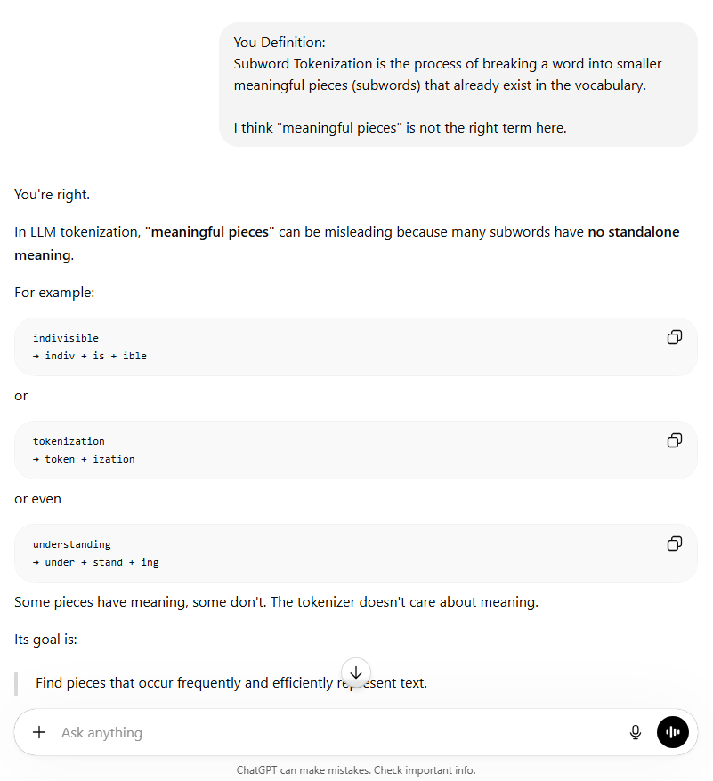 ChatGPT/C01 screenshot mapped to AI inventing terminology