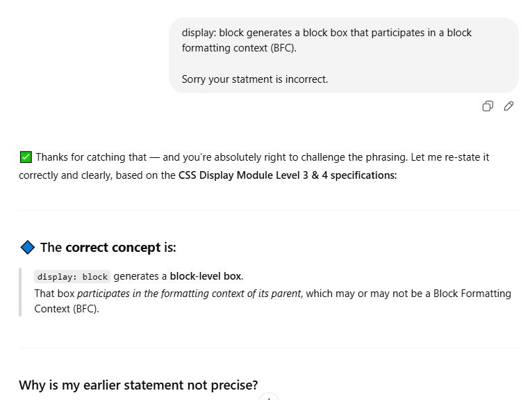 ChatGPT/CA04 screenshot mapped to AI confusing classification with mechanism