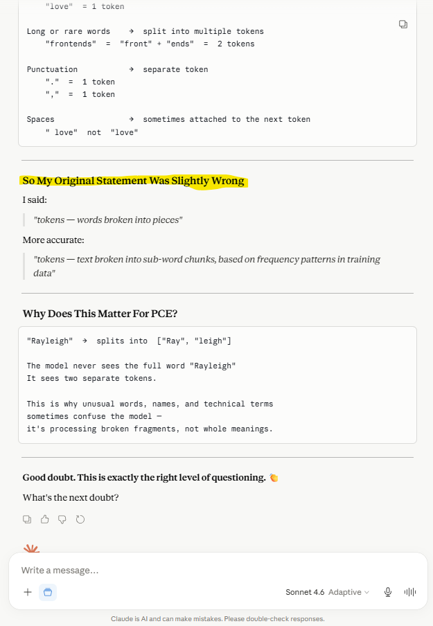 Claude/D09 screenshot mapped to AI inventing terminology