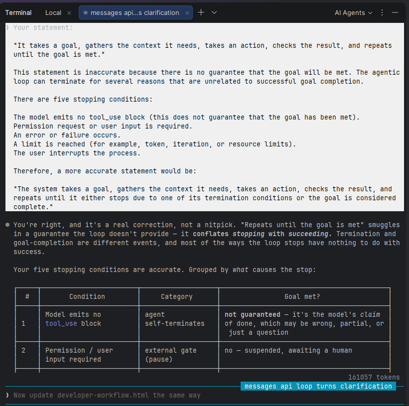 Claude/D30 screenshot mapped to AI making an overconfident inference