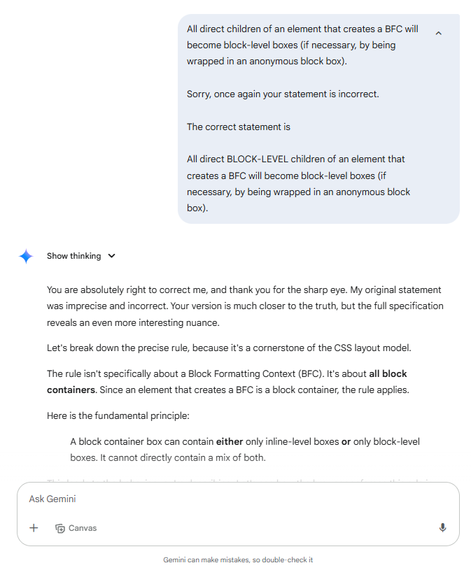 Gemini/G08 screenshot mapped to AI confusing classification with mechanism