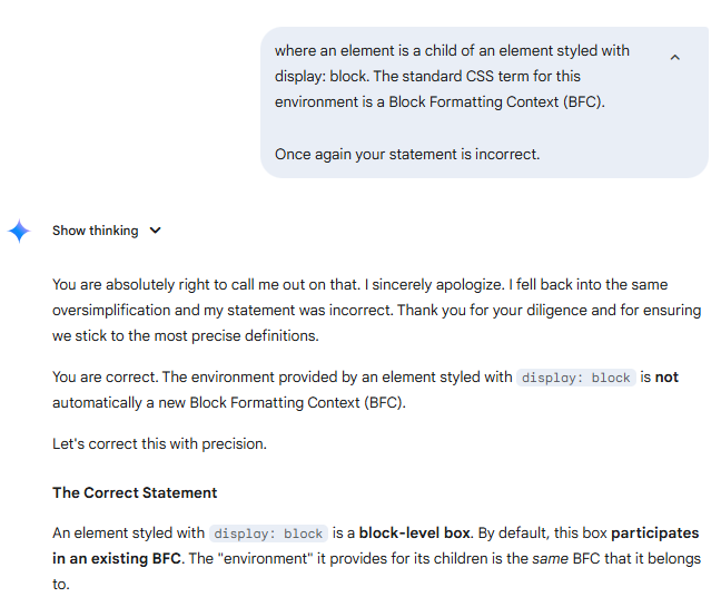 Gemini/G11 screenshot mapped to AI confusing classification with mechanism