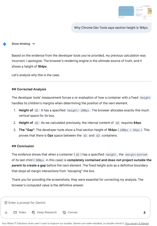 Gemini/G32 screenshot mapped to AI providing a technically correct answer with an incorrect assumption