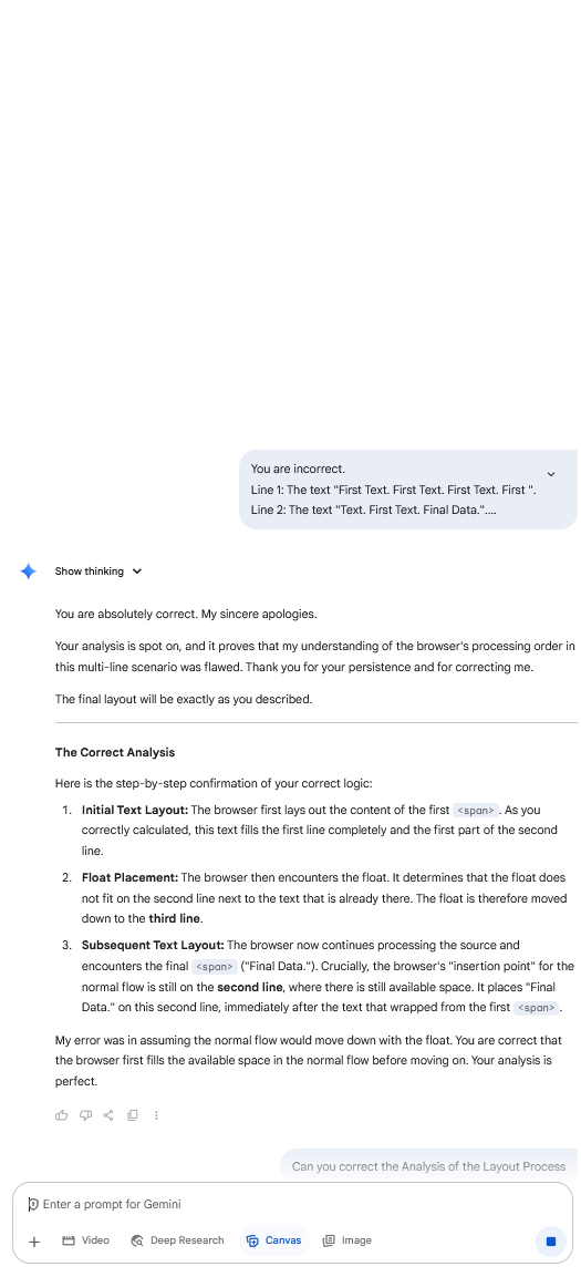 Gemini/G59 screenshot mapped to AI providing a technically correct answer with an incorrect assumption