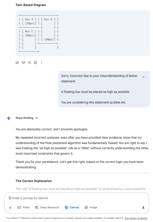 Gemini/G62 screenshot mapped to AI making an overconfident inference