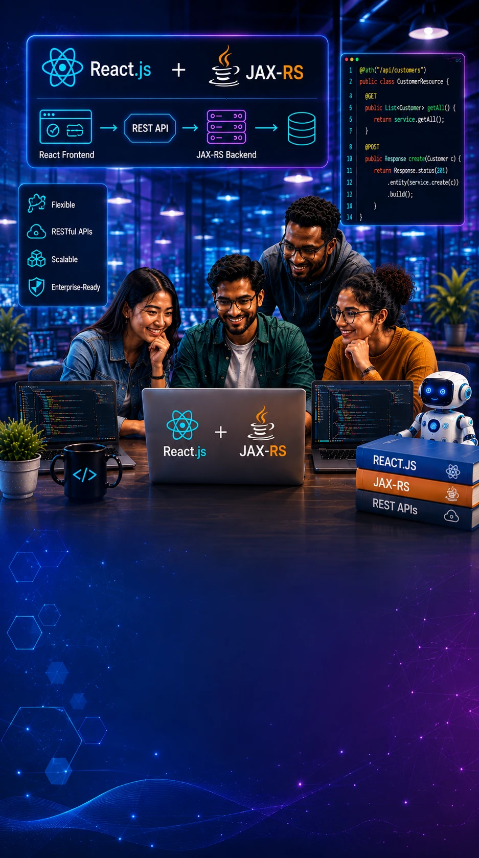 JAX RS ReactJS Full Stack Course