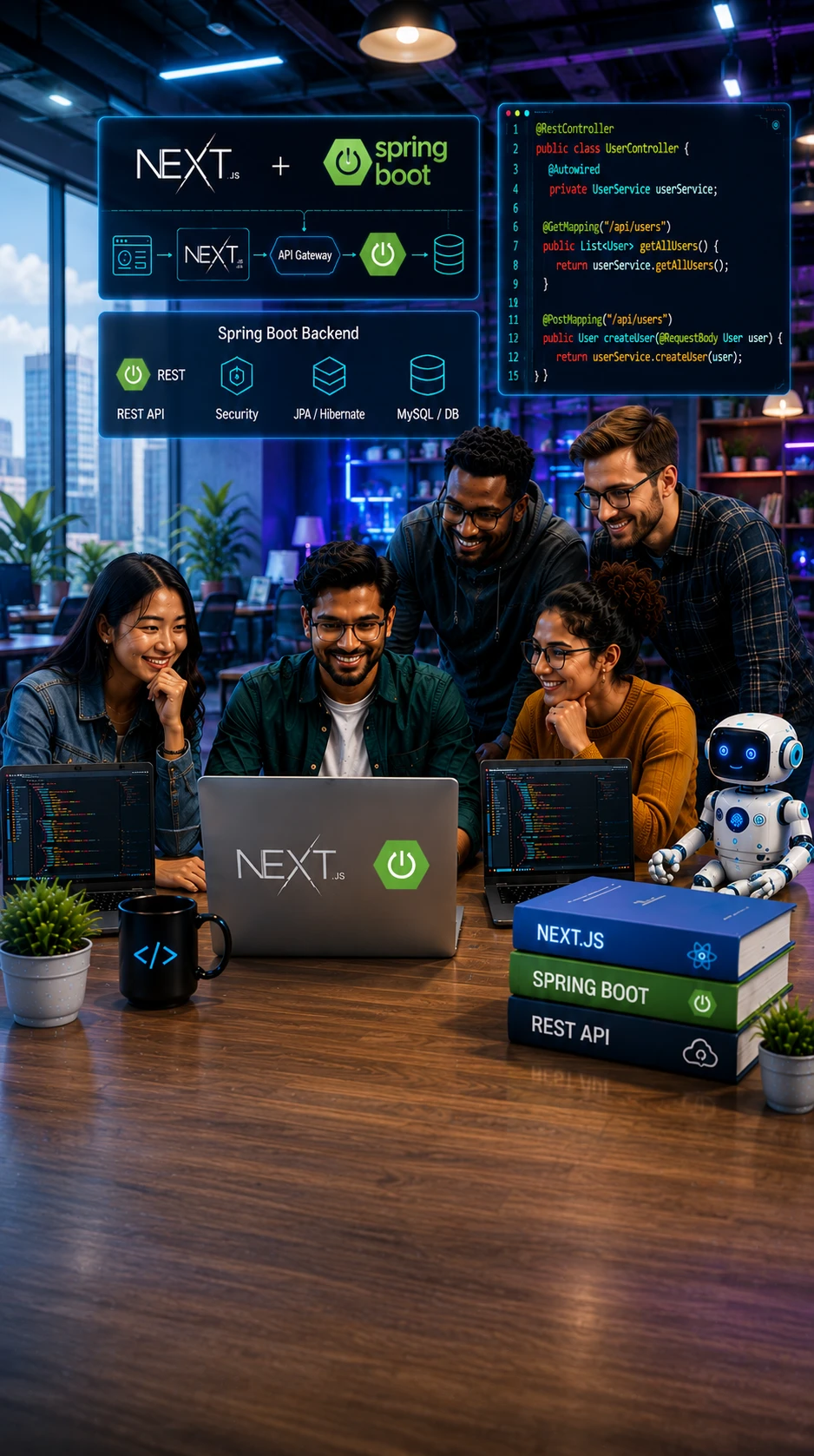 Spring Boot Nextjs Full Stack Course