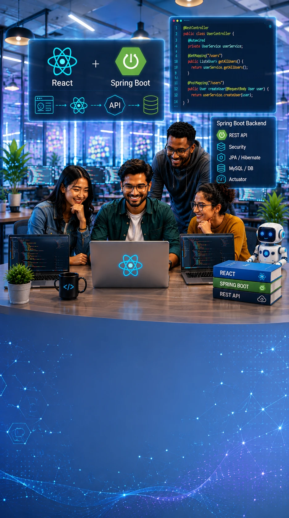 Spring Boot Reactjs Full Stack Course