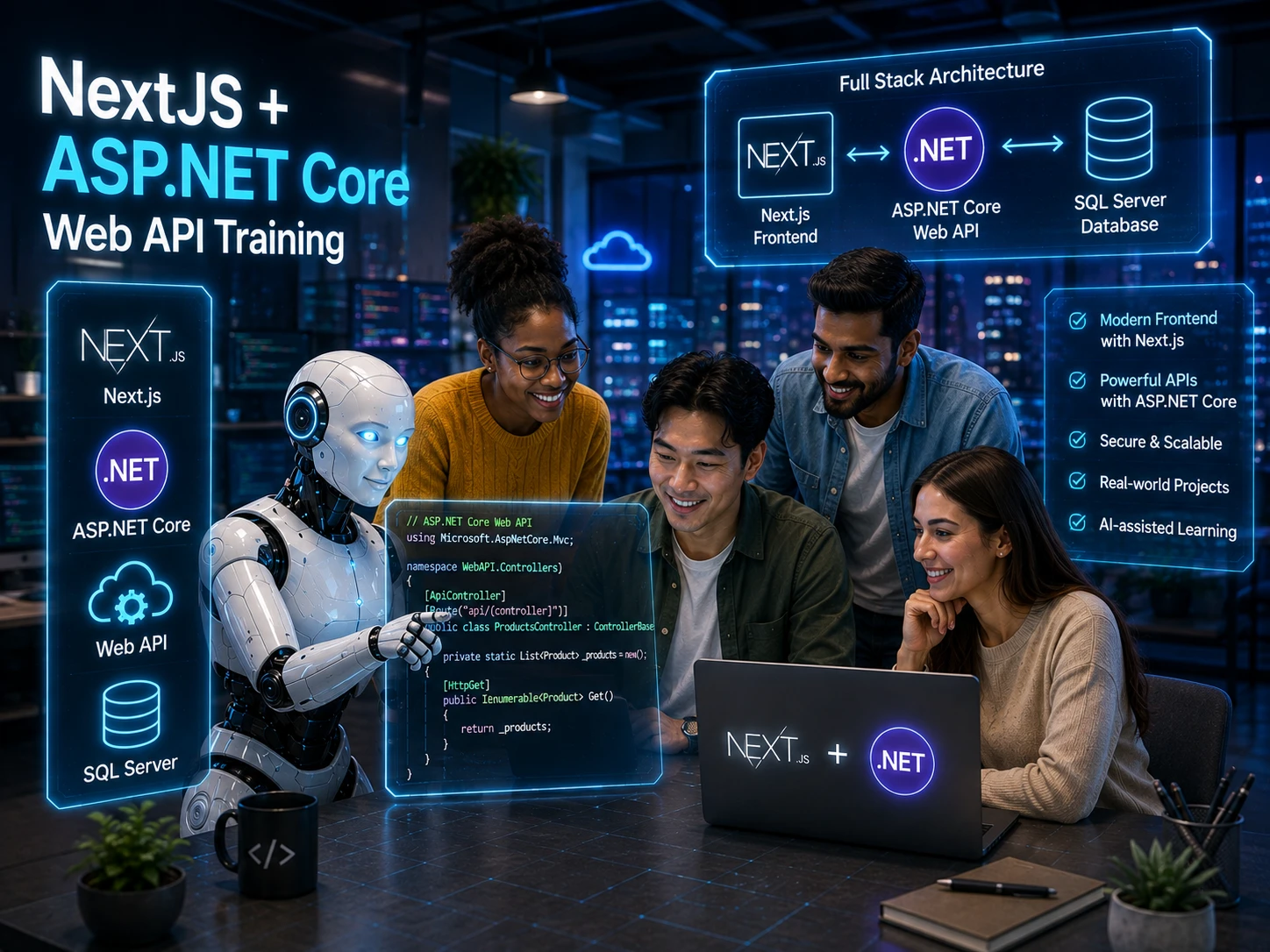 ASP.NET Core NextJS Full Stack Course at Wisen IT Solutions Chennai