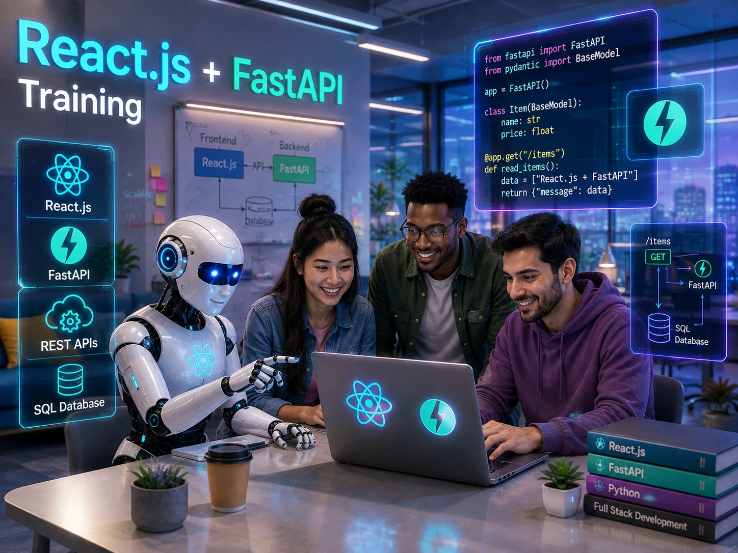 FastAPI ReactJS Full Stack Course at Wisen IT Solutions Chennai