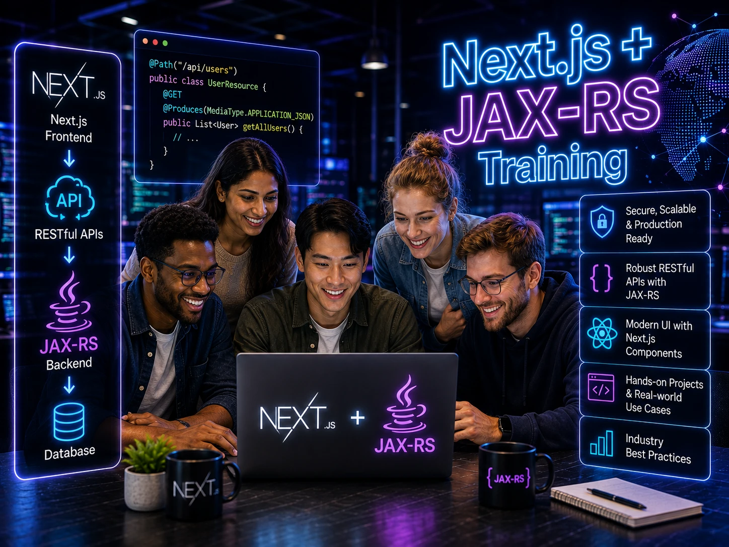 JAX-RS NextJS Full Stack Course at Wisen IT Solutions Chennai