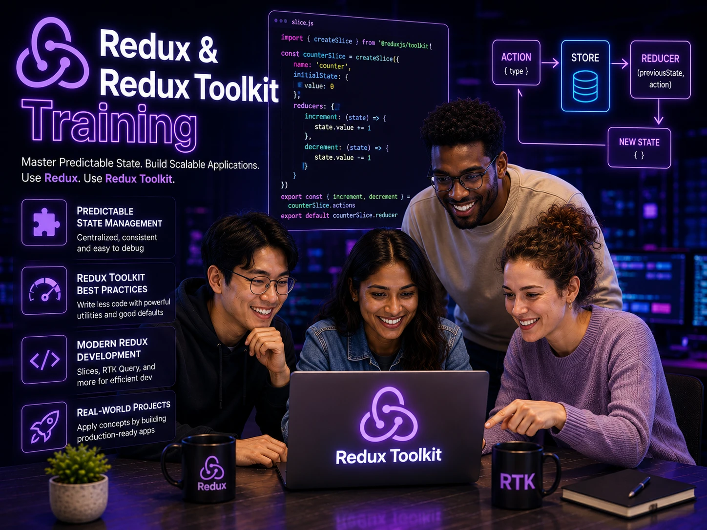 Redux and Redux Toolkit Course at Wisen IT Solutions Chennai